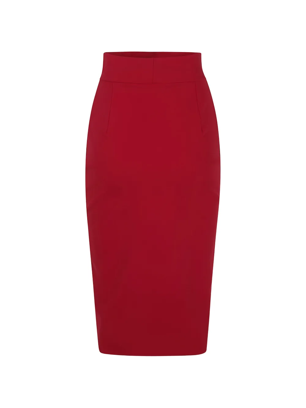CHIARA BONI La Petite Robe Lumi midi-kokerrok met hoge taille Rood