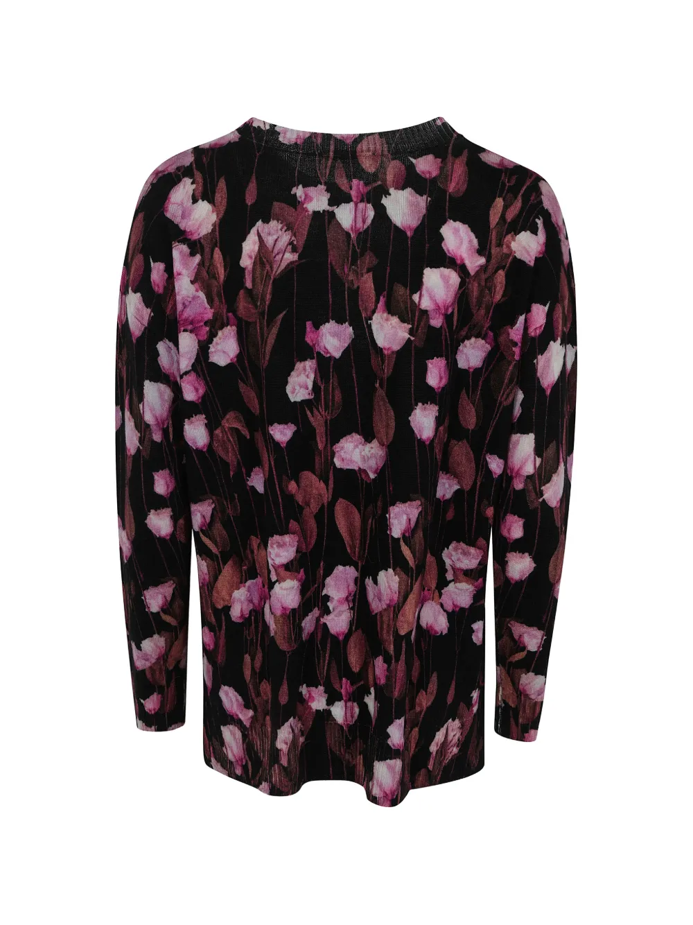IN BED WITH YOU Trui met bloemenprint Zwart
