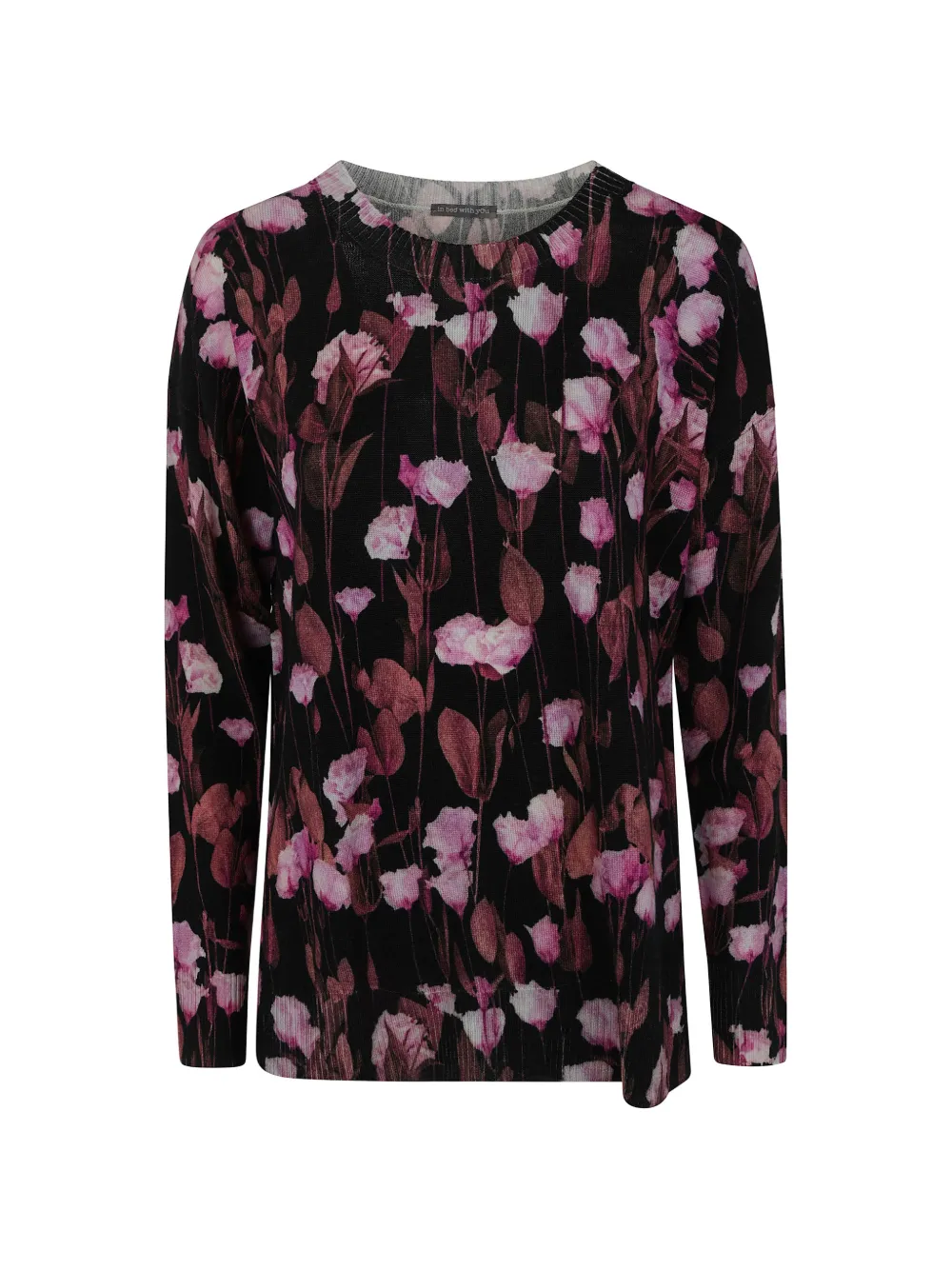 IN BED WITH YOU floral-print sweater