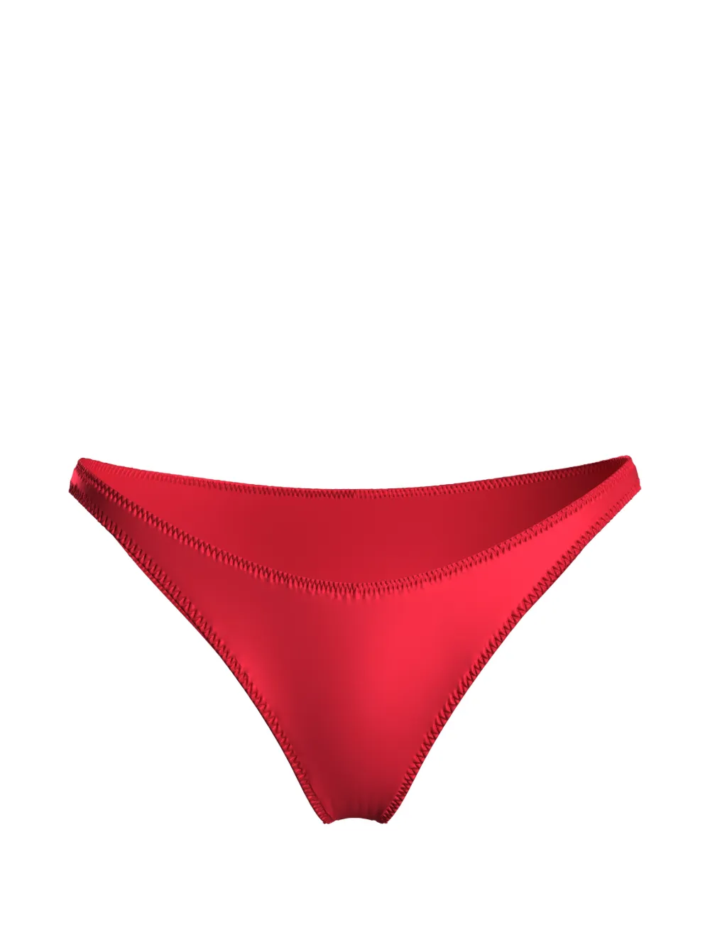 SCANDALE Slip Dédicace in raso con ricamo - Rosso