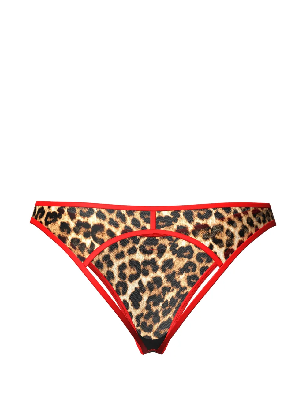 SCANDALE Sauvage slip met luipaardprint Bruin