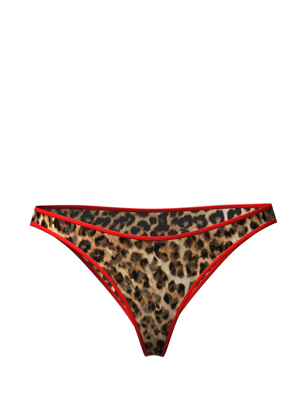 SCANDALE Sauvage leopard-print briefs - Marrone