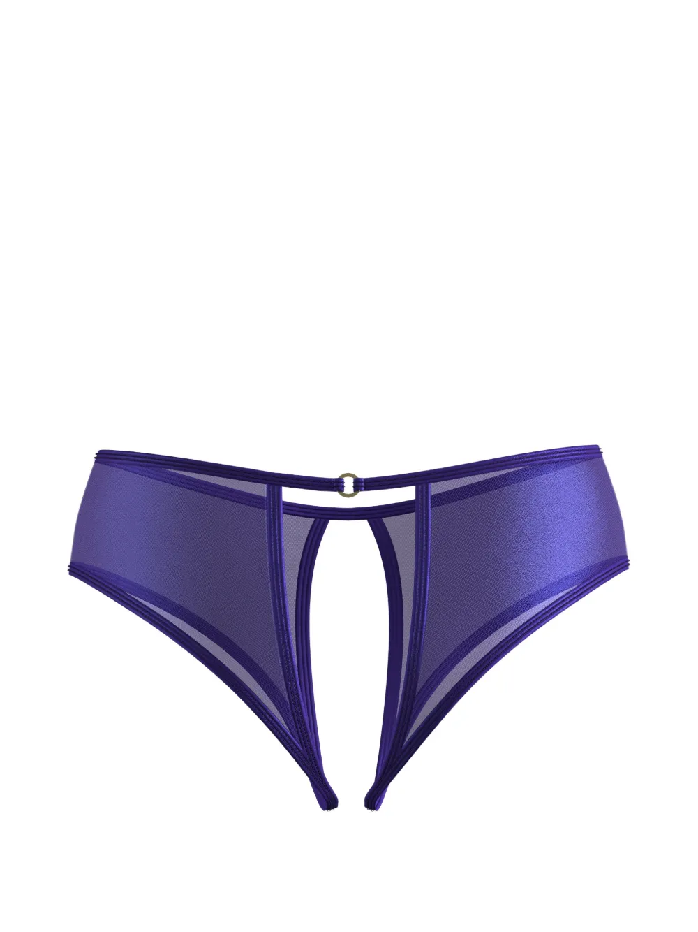 SCANDALE Show Me More slip met folie-afwerking Paars