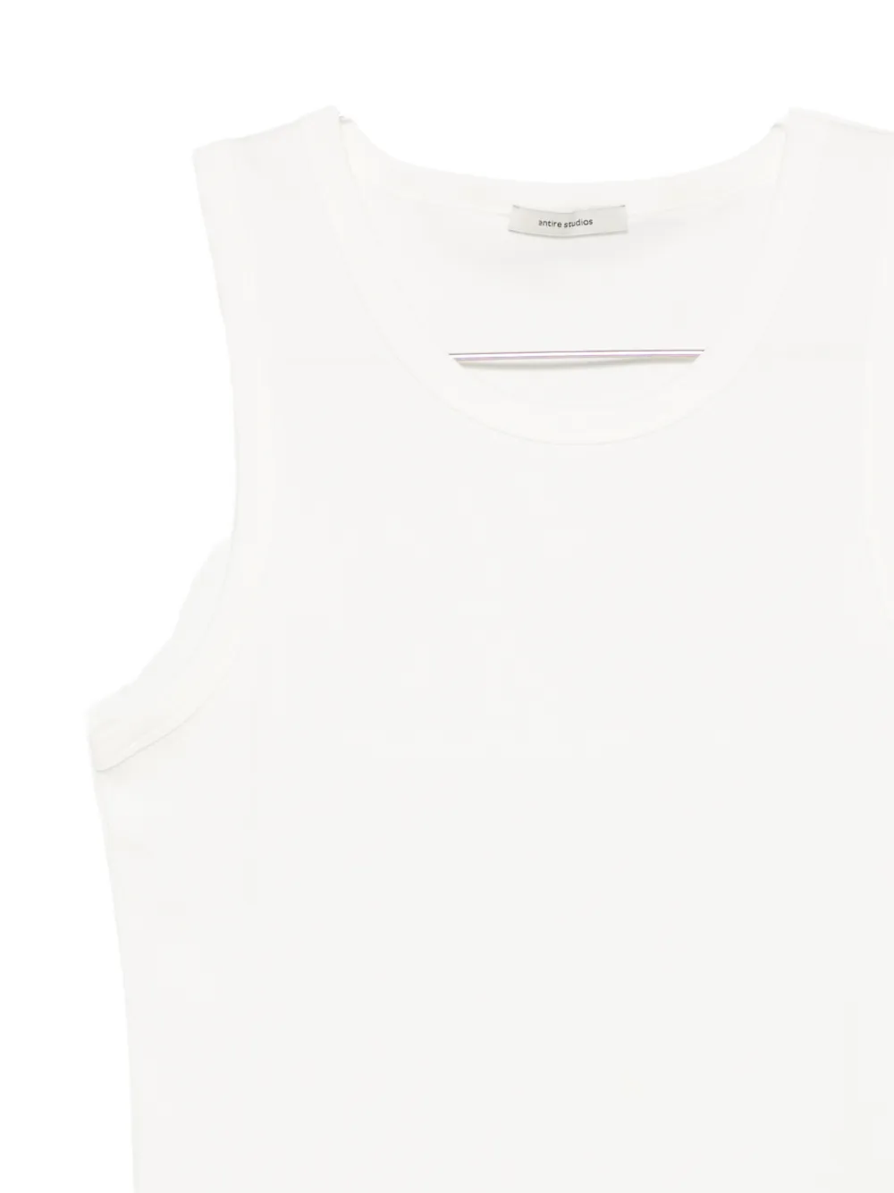 ENTIRE STUDIOS Ribgebreide tanktop Wit