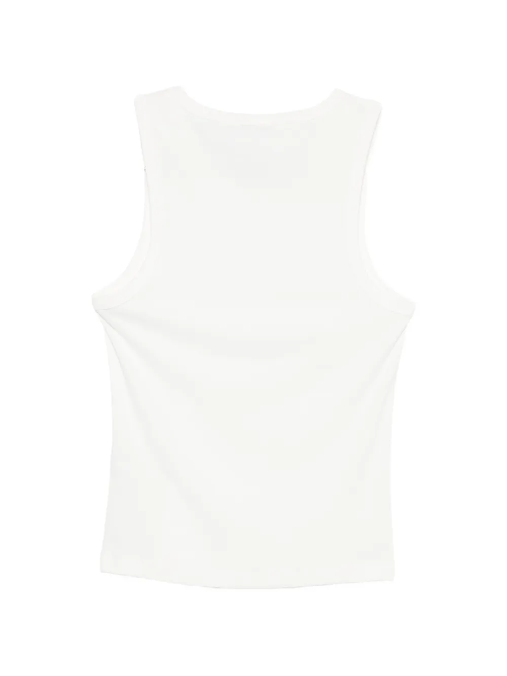 ENTIRE STUDIOS Ribgebreide tanktop Wit