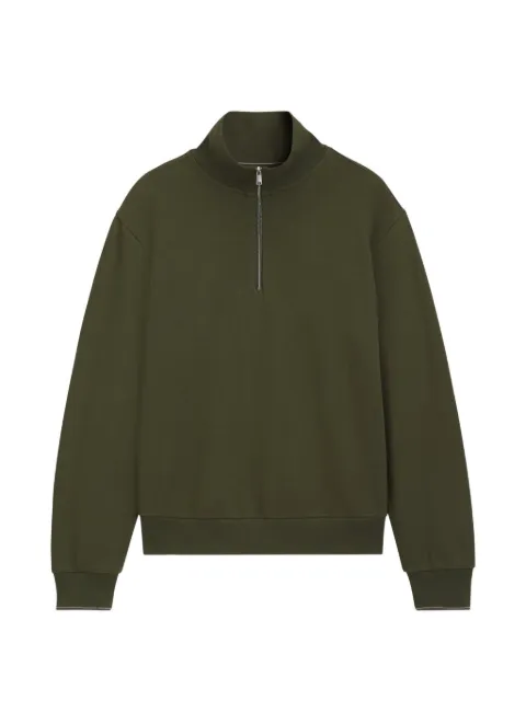 HUGO quarter-zip ribbed sweater