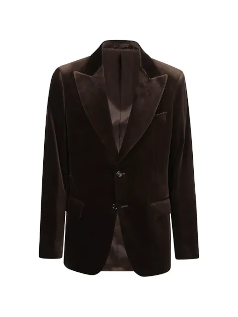 Lardini long-sleeve peak-lapel blazer