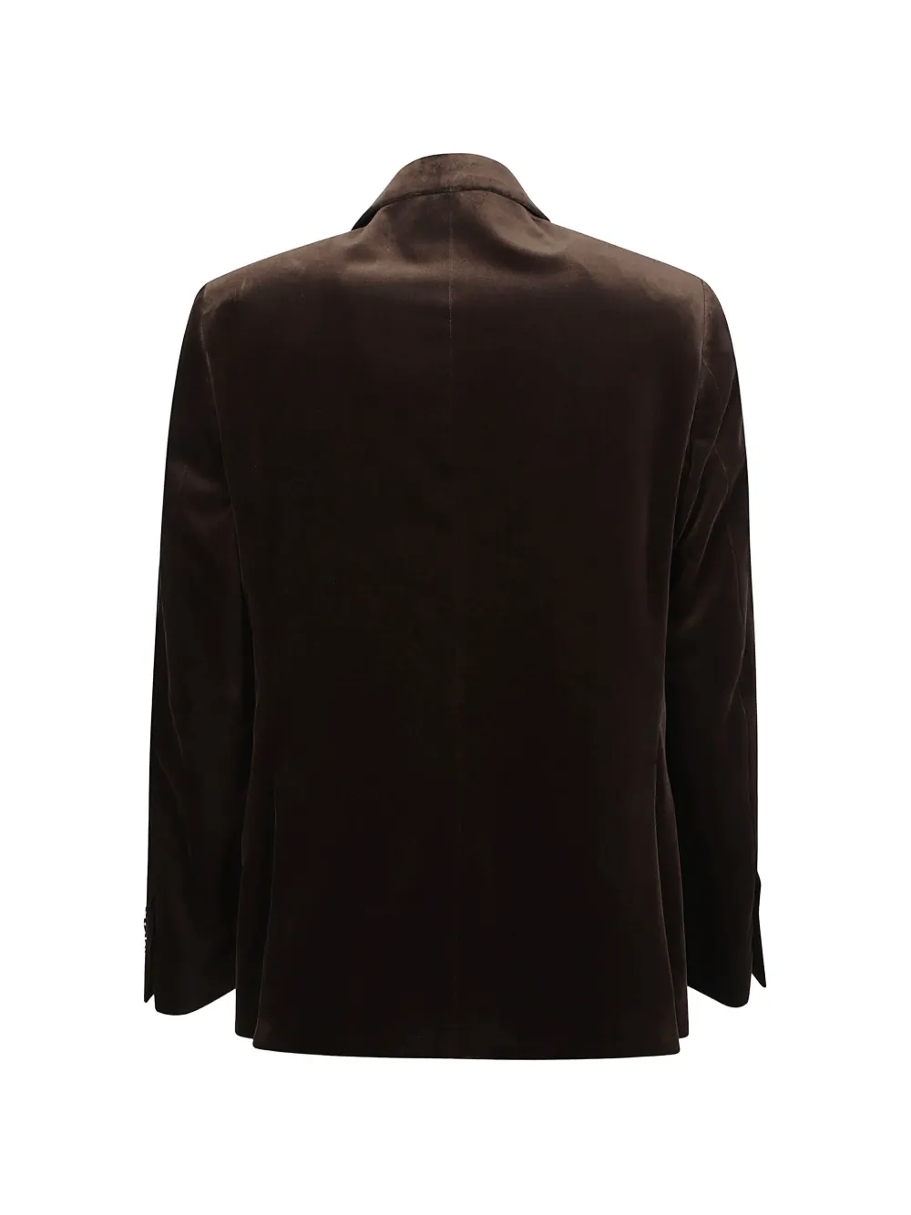 Lardini Blazer met puntige revers en lange mouwen Bruin