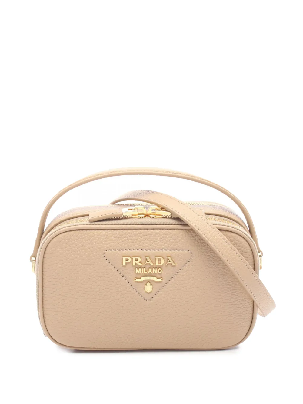 Prada Pre-Owned 2010-2026 Vitello Daino satchel - Toni neutri