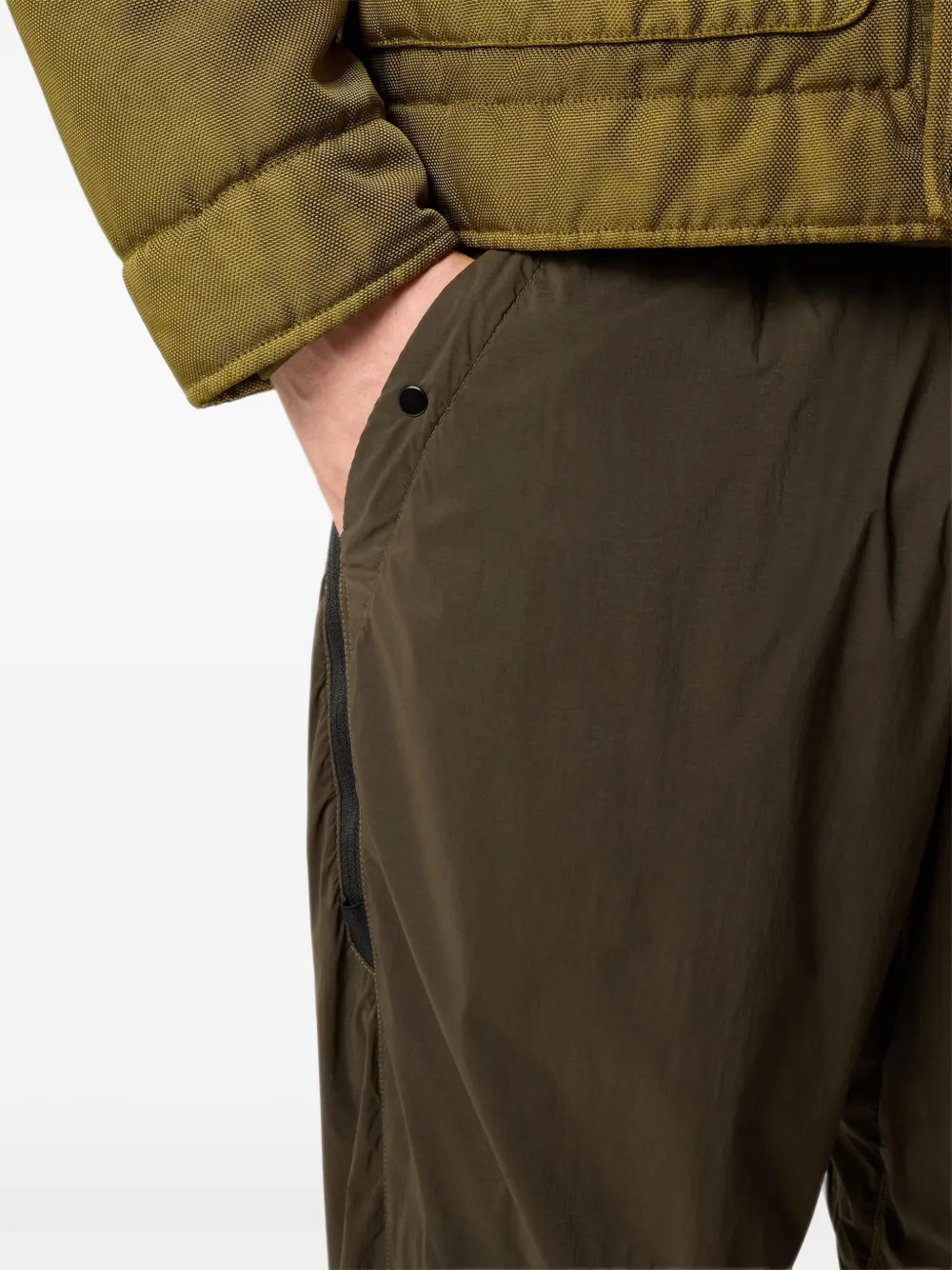 Stone Island 3100017 Ultralight nylon stretch-TC broek Bruin