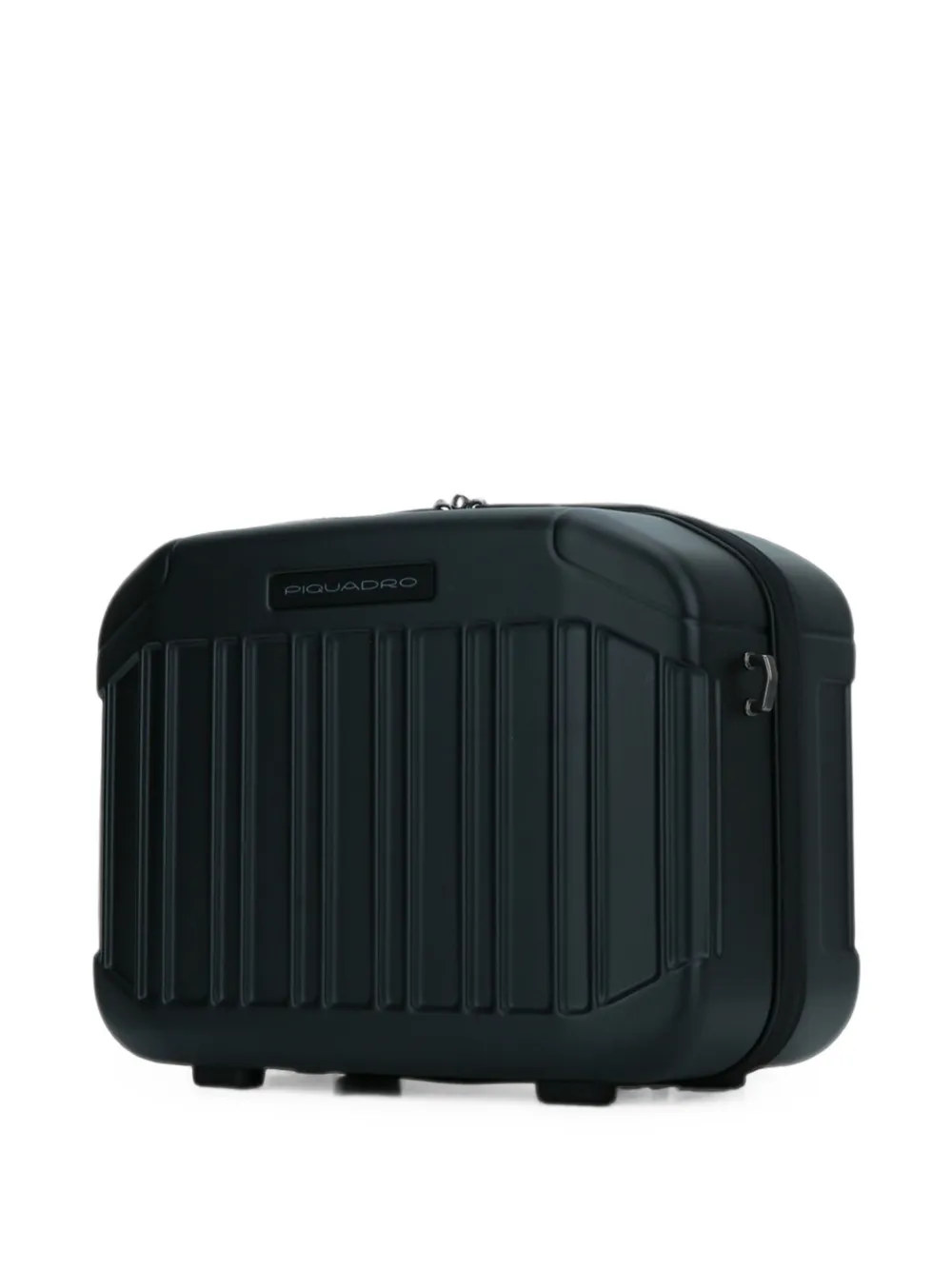 PIQUADRO Geribbelde hardcase beautycase Zwart