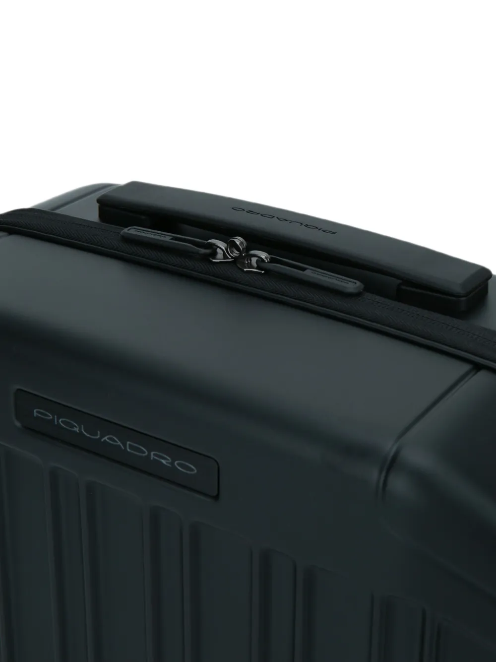 PIQUADRO Geribbelde hardcase beautycase Zwart