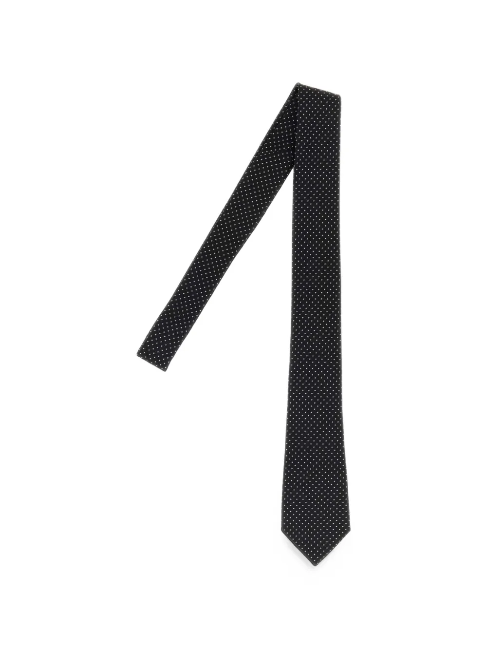TOM FORD polka-dot silk tie - Nero