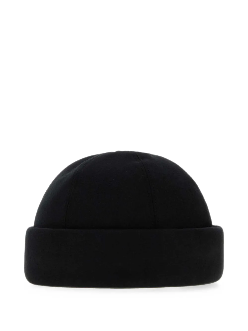 Giorgio Armani panelled beanie hat - Nero