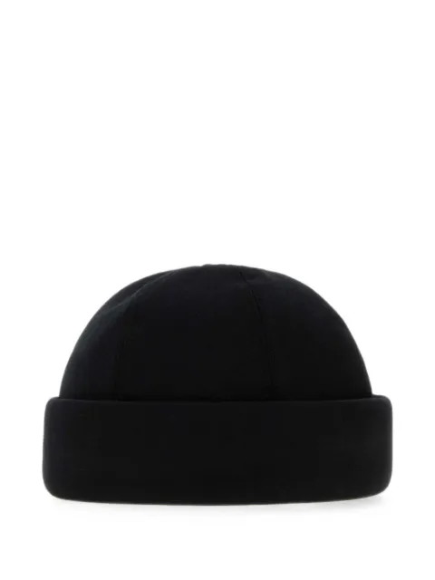 Giorgio Armani panelled beanie hat
