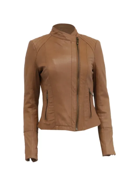 Michael Kors Vintage 2014 panelled leather jacket