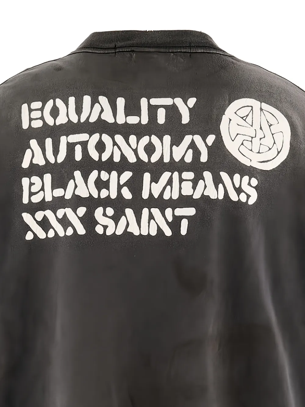 SAINT MXXXXXX Katoenen T-shirt Zwart