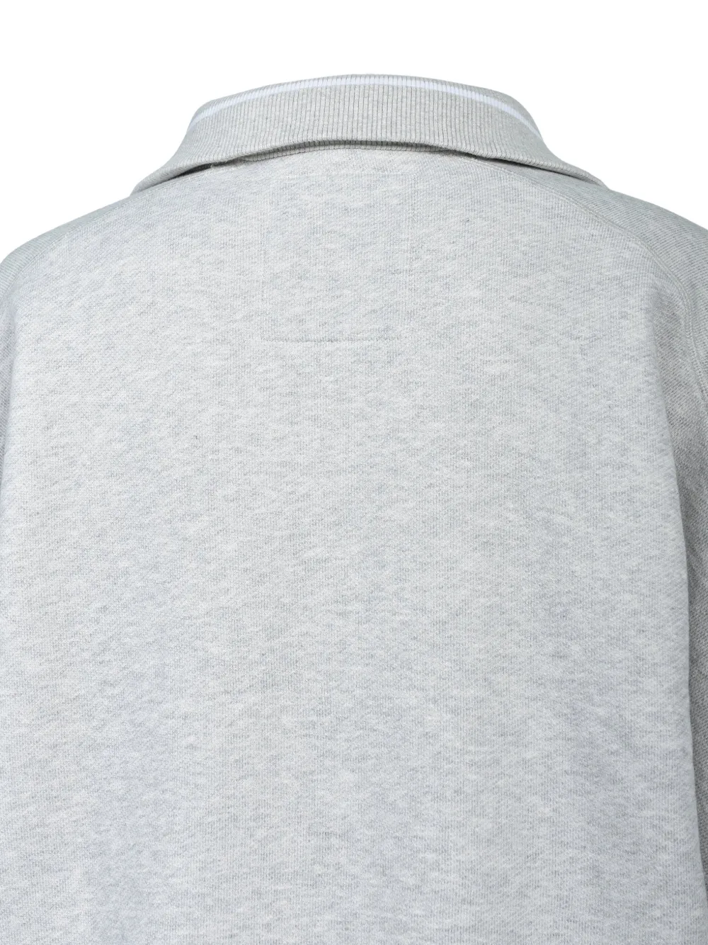 Napa By Martine Rose Trui met halve rits en grafische print Grijs