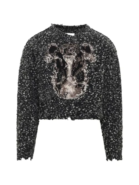 Doublet crew-neck sweater