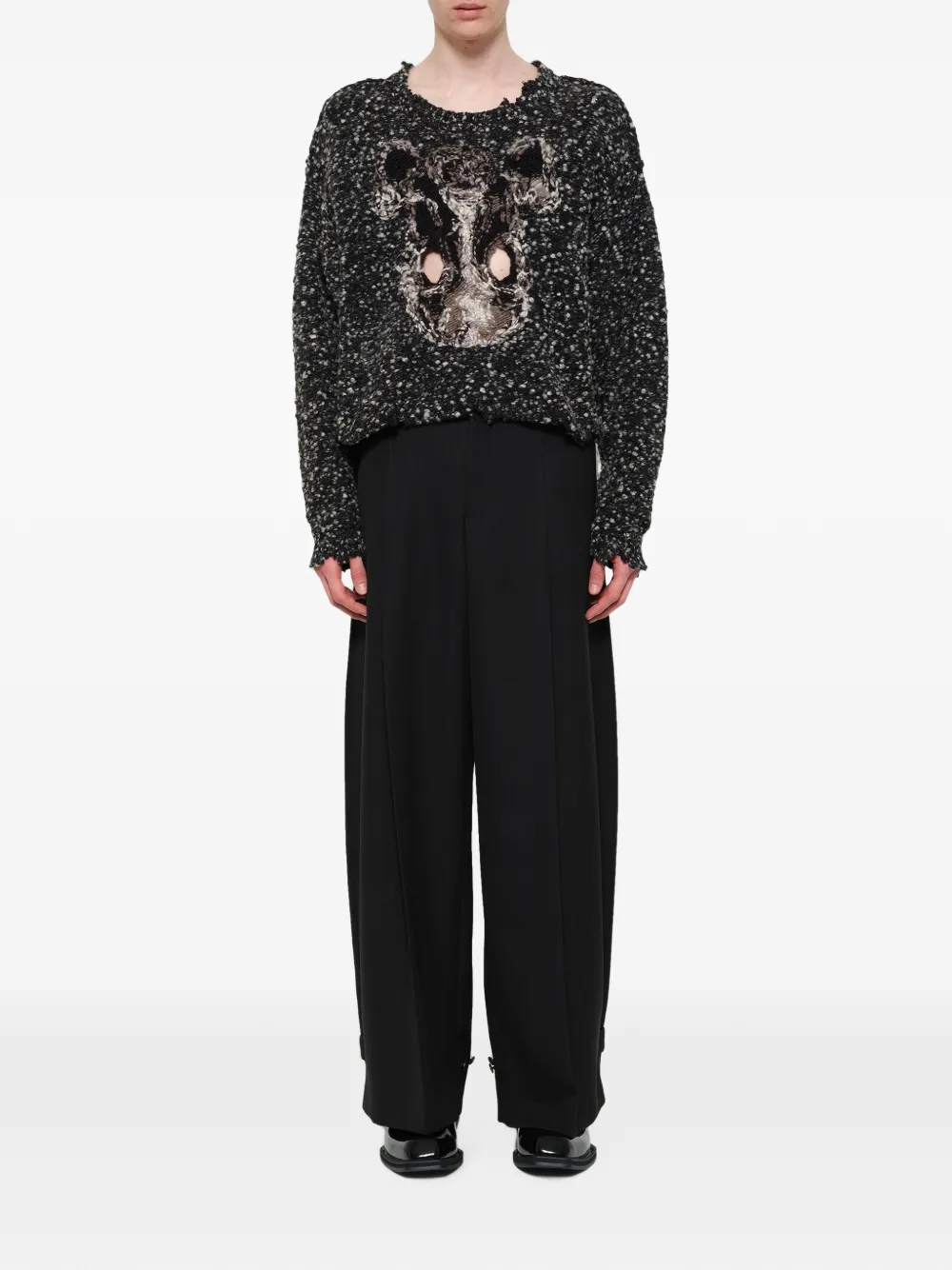 Doublet Trui met ronde hals Grijs