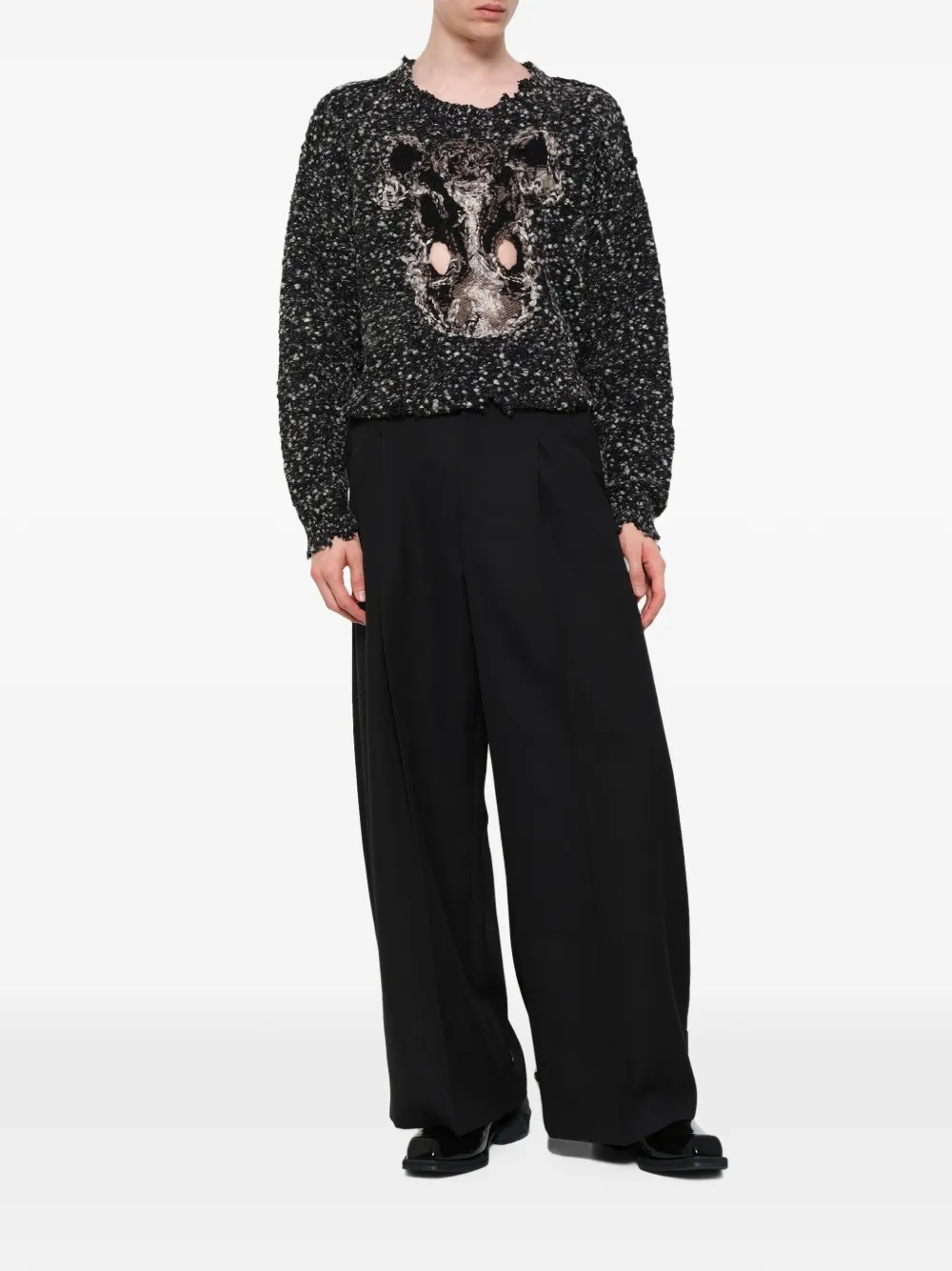 Doublet Trui met ronde hals Grijs