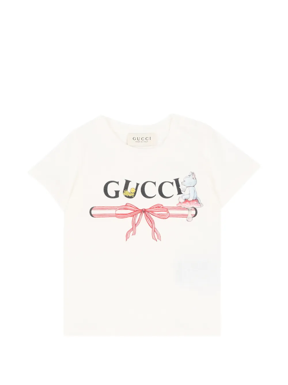 Gucci Kids logo-print cotton T-shirt Wit