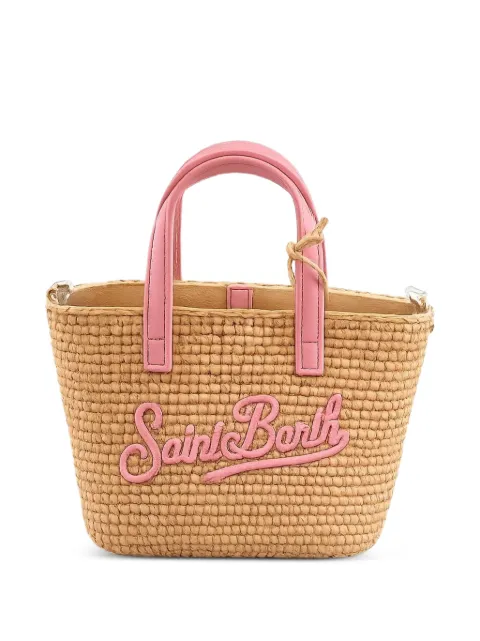 MC2 Saint Barth embroidered mini tote bag