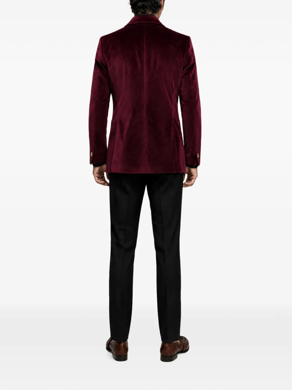 FRANZESE COLLECTION Oscar-winnende Red Carpet blazer met dubbele rij knopen Rood