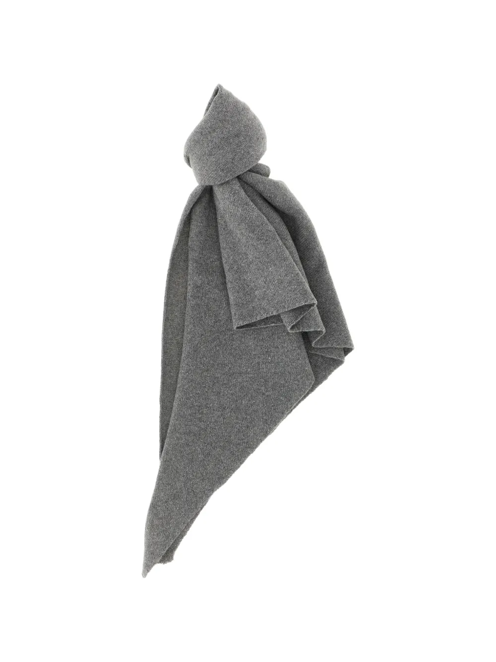 Nude cashmere scarf - Grigio