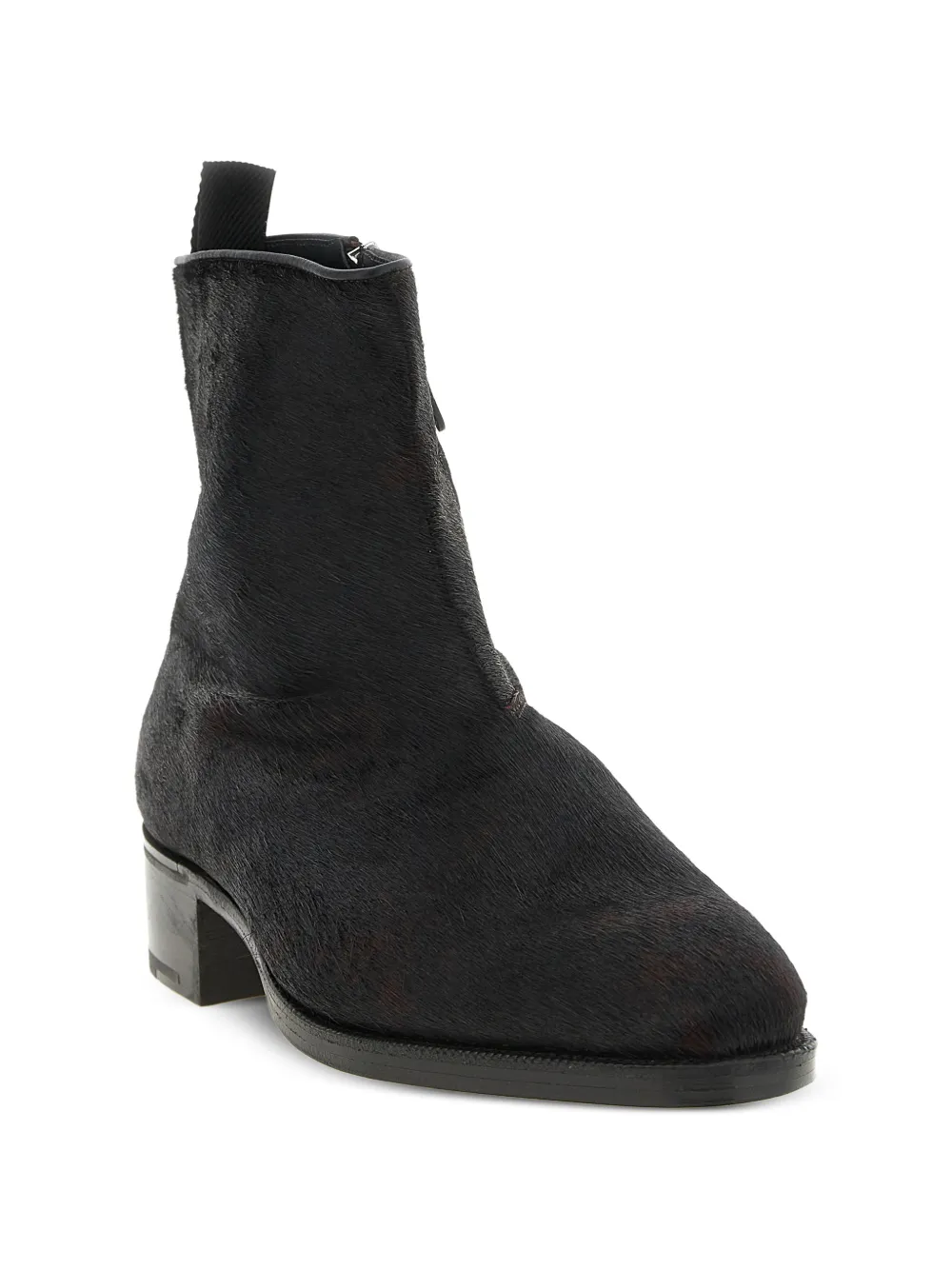 John Lobb Freddi Bristle Hide ankle boots Zwart