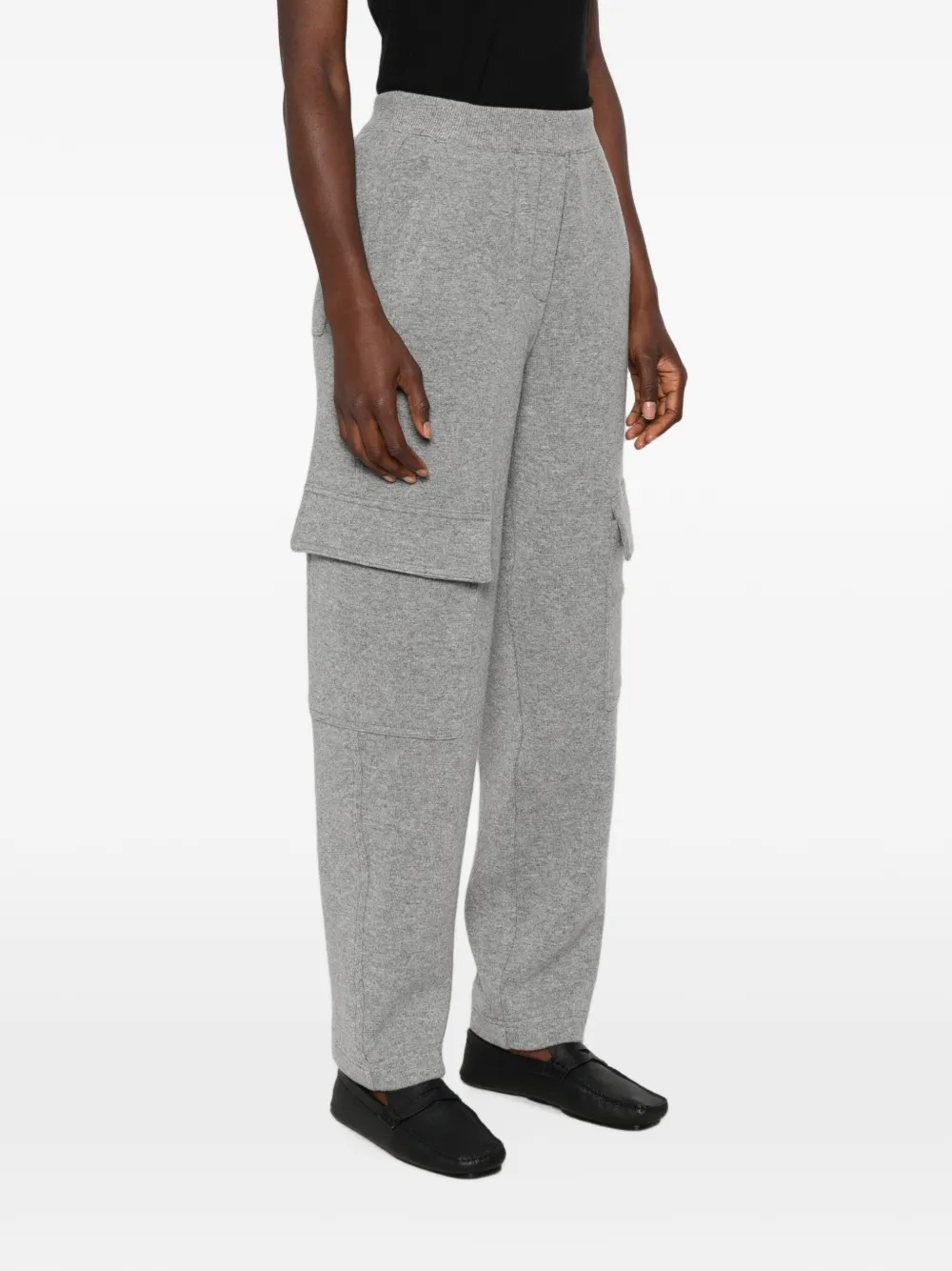 Fabiana Filippi Cargo broek met elastische tailleband Grijs