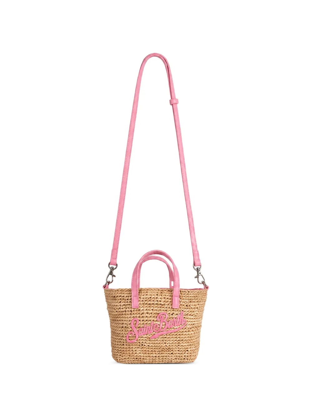 MC2 Saint Barth Shopper met logopatch Beige
