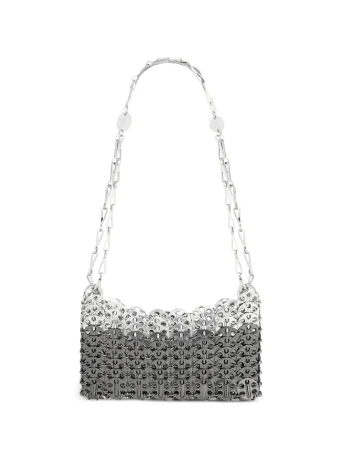 Rabanne 1969 Skyline nano silver and ruthenium bag