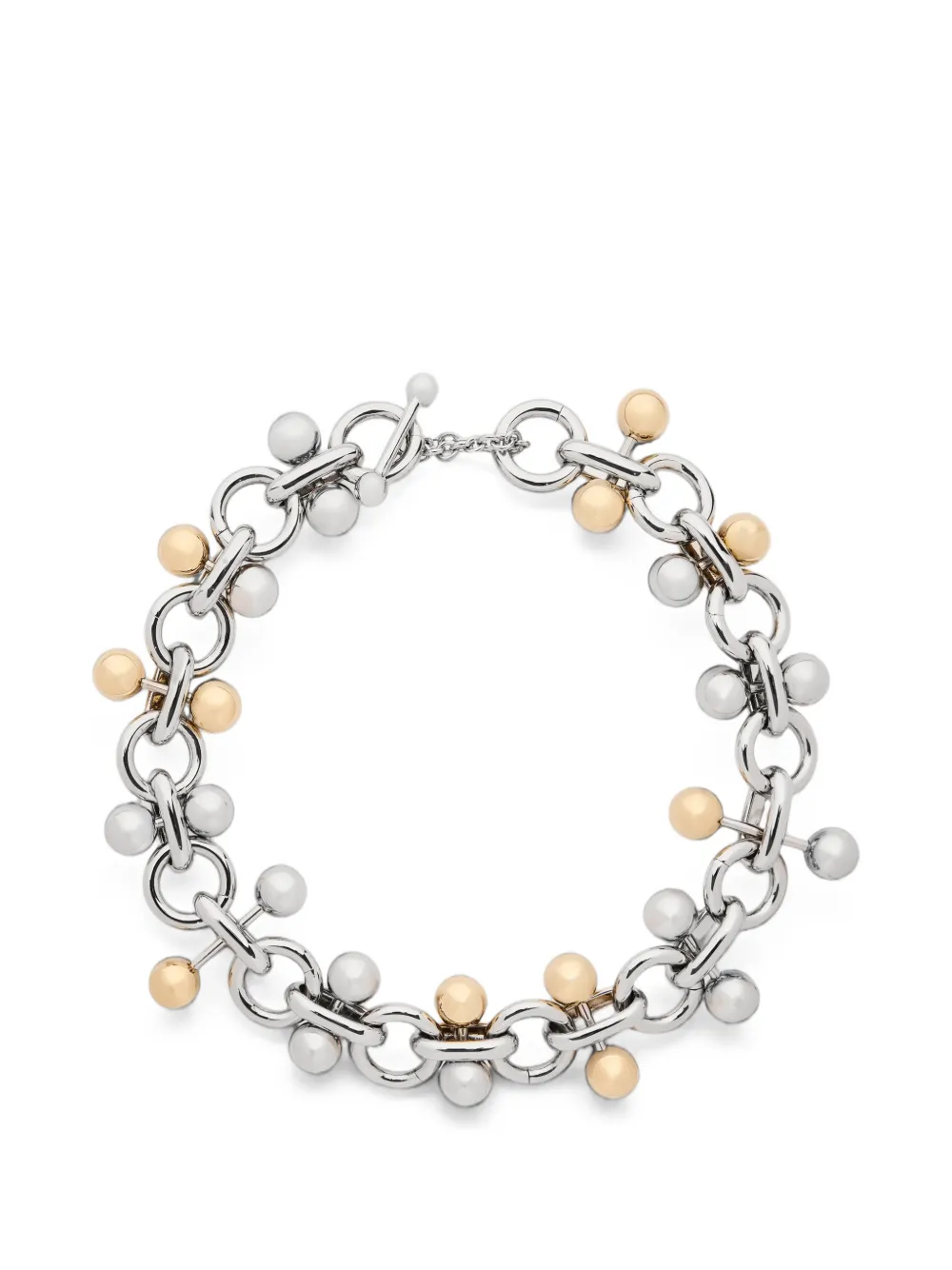 Rabanne bicolor archival-inspired necklace