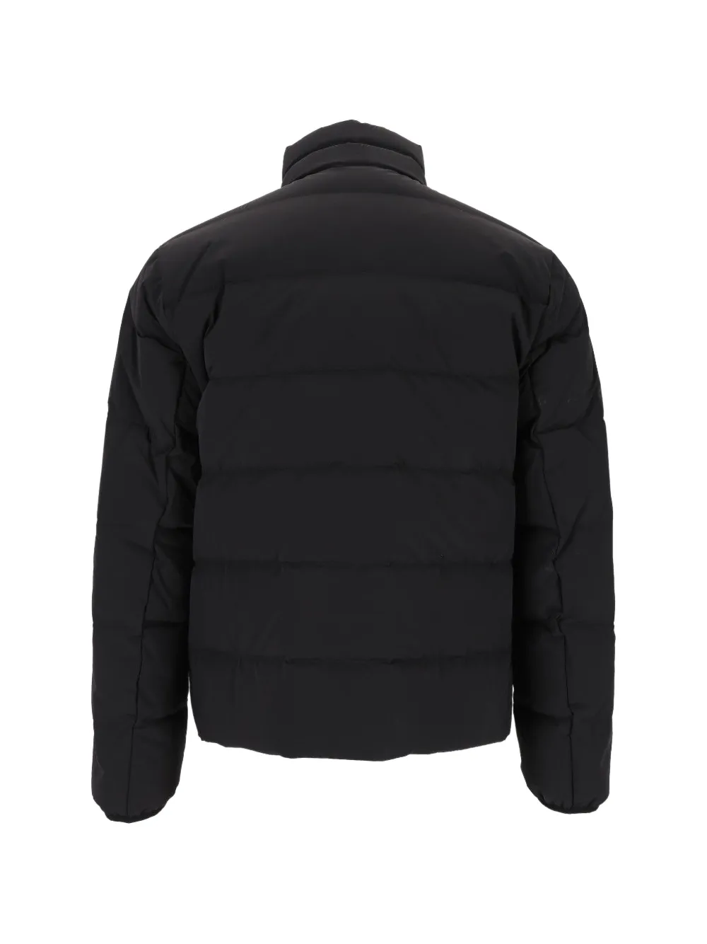 Emporio Armani quilted puffer jacket Zwart