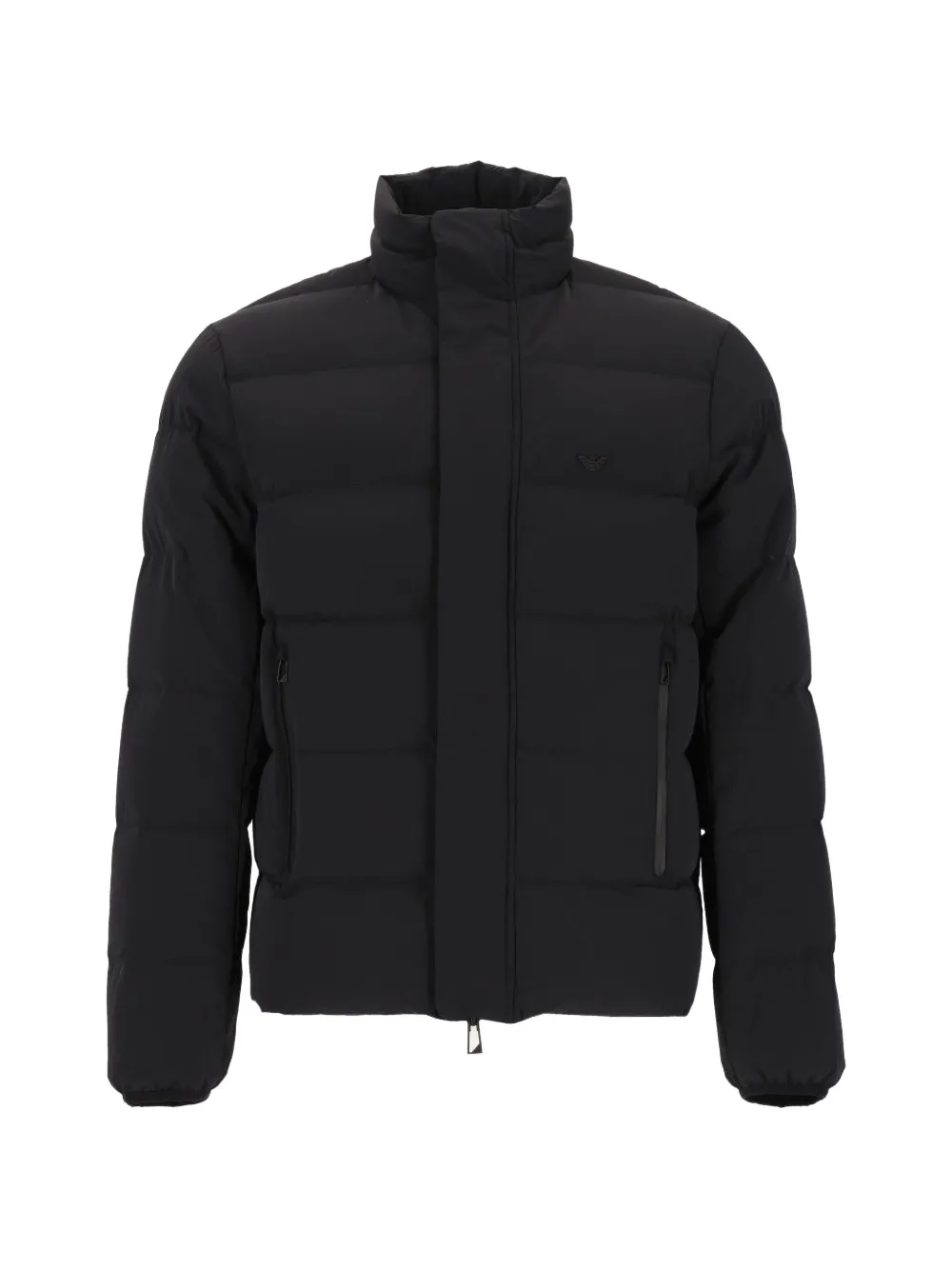 Emporio Armani quilted puffer jacket - Nero