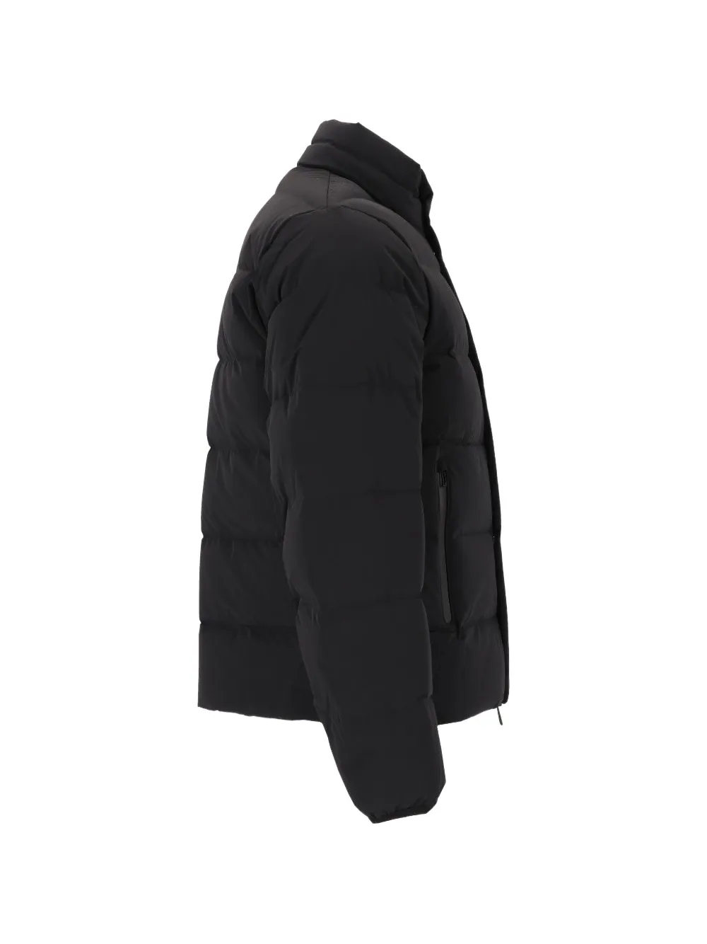 Emporio Armani quilted puffer jacket Zwart