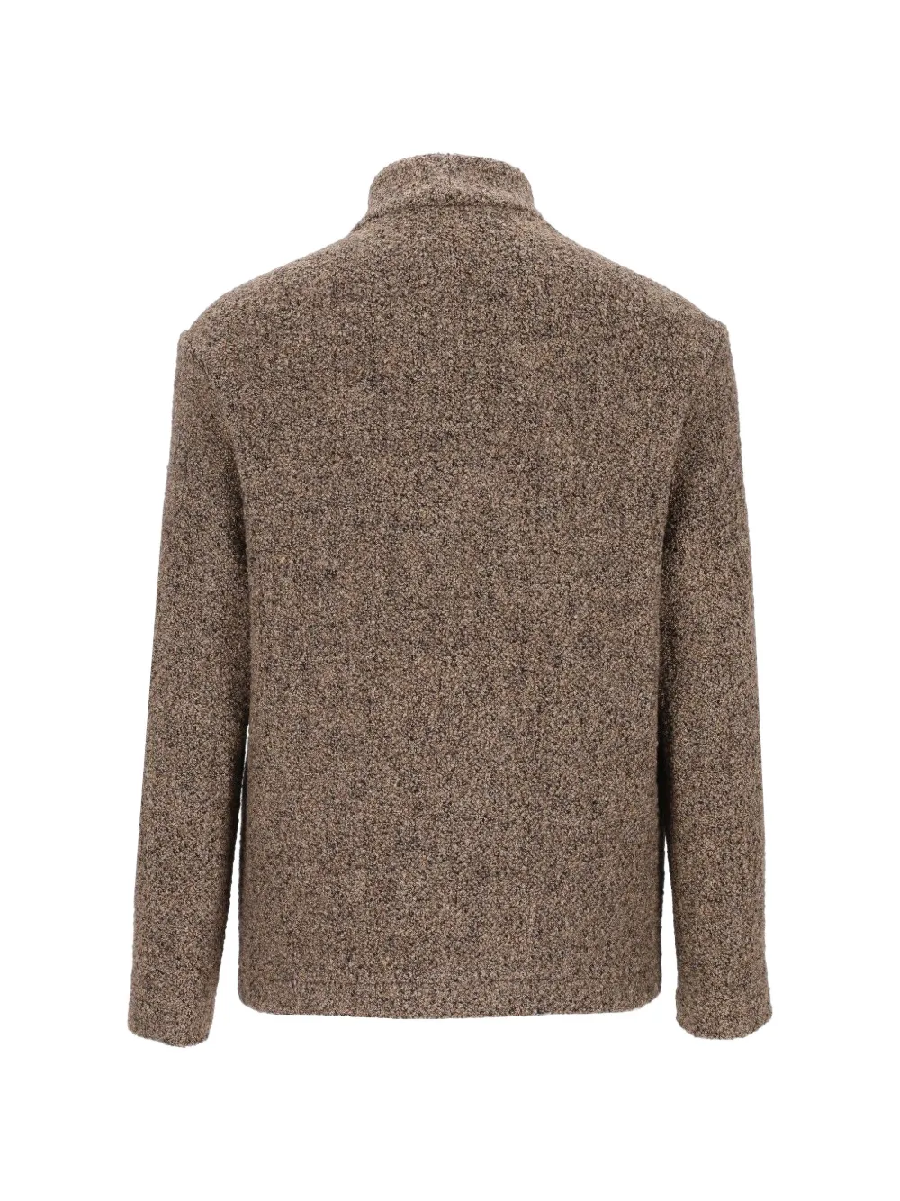 Emporio Armani Tweed jack met knopen Beige