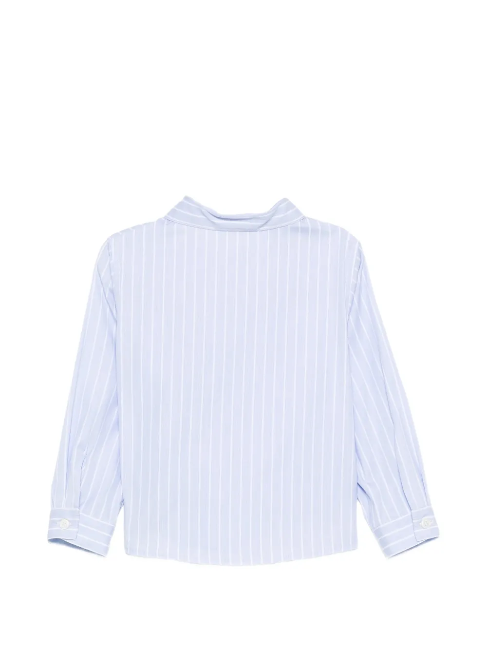 Versace Kids Gestreept shirt Blauw