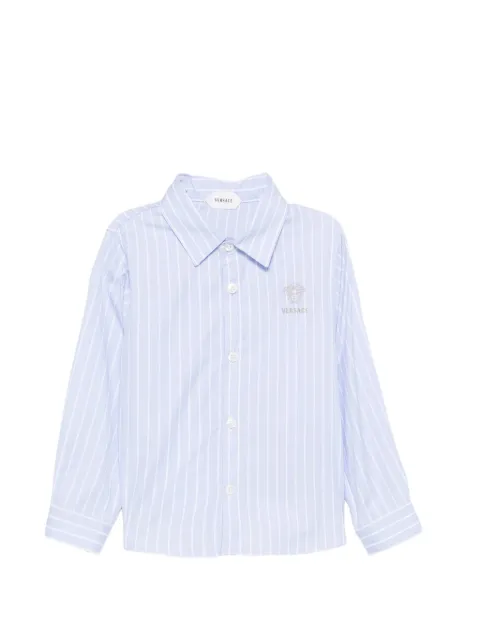 Versace Kids vertical-stripe shirt