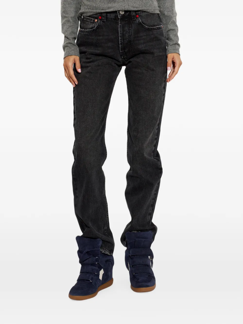 ISABEL MARANT Daya jeans Zwart