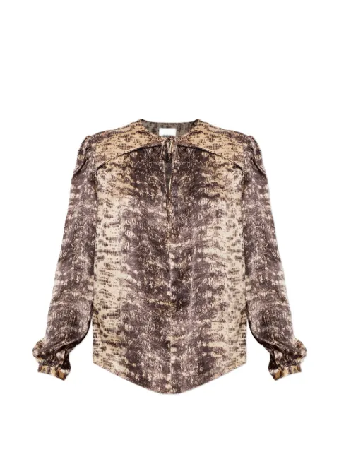 ISABEL MARANT top Laraya de seda