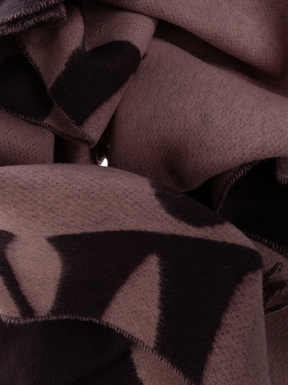 Vivienne Westwood Sjaal met logo-intarsia met franje Paars