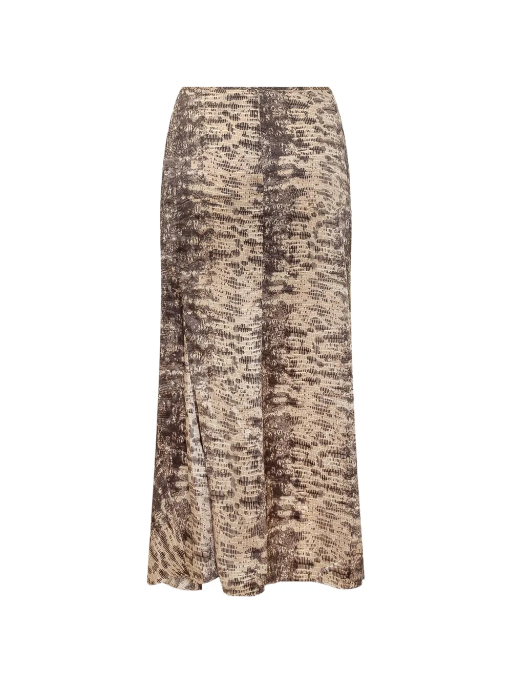 ISABEL MARANT Laren midi-rok met ruches Beige