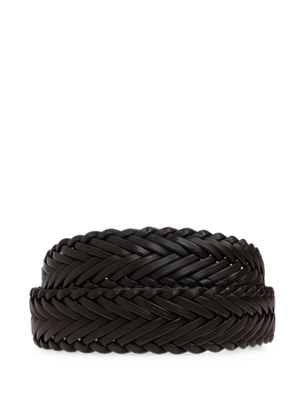 Ferragamo Gevlochten riem Bruin