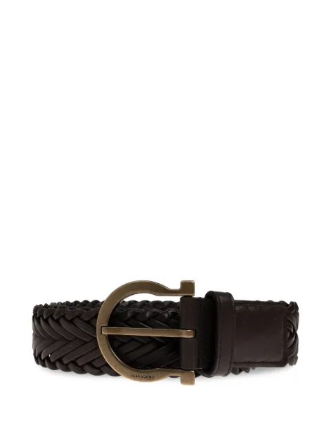 Ferragamo Gancini braided belt