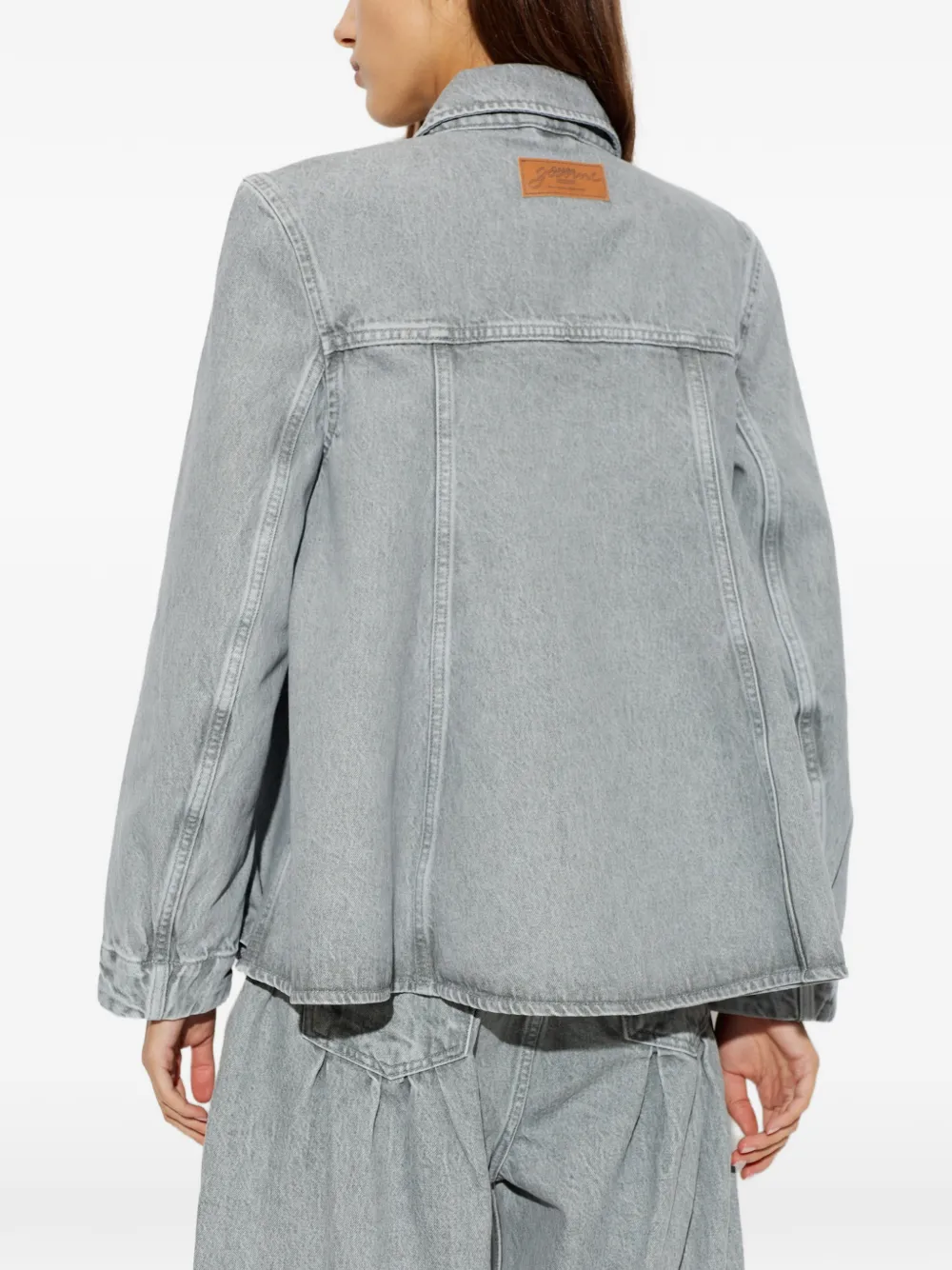 GANNI Denim overhemd Blauw