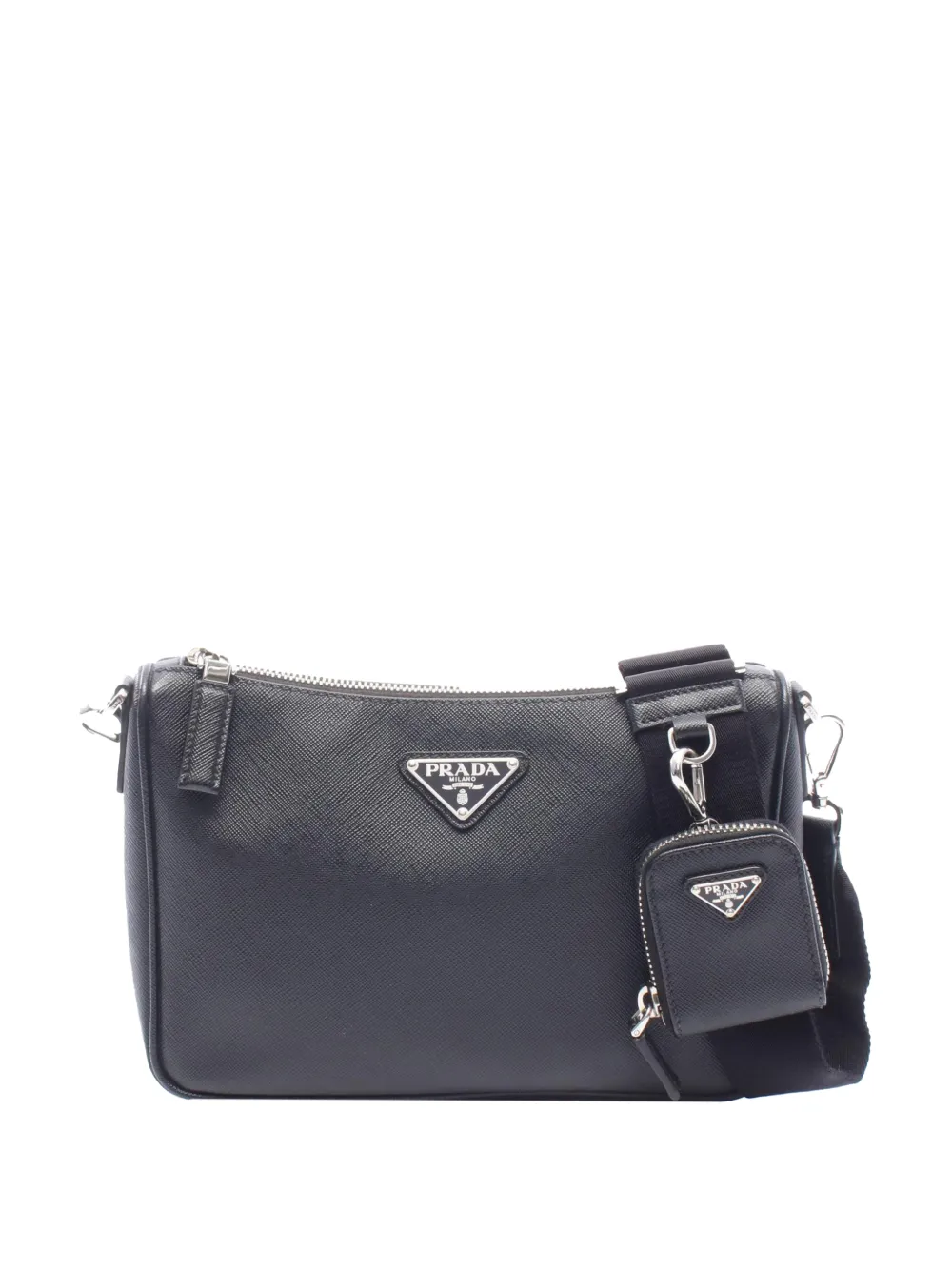 Prada Pre-Owned 2013-2026 Saffiano crossbody bag - Nero