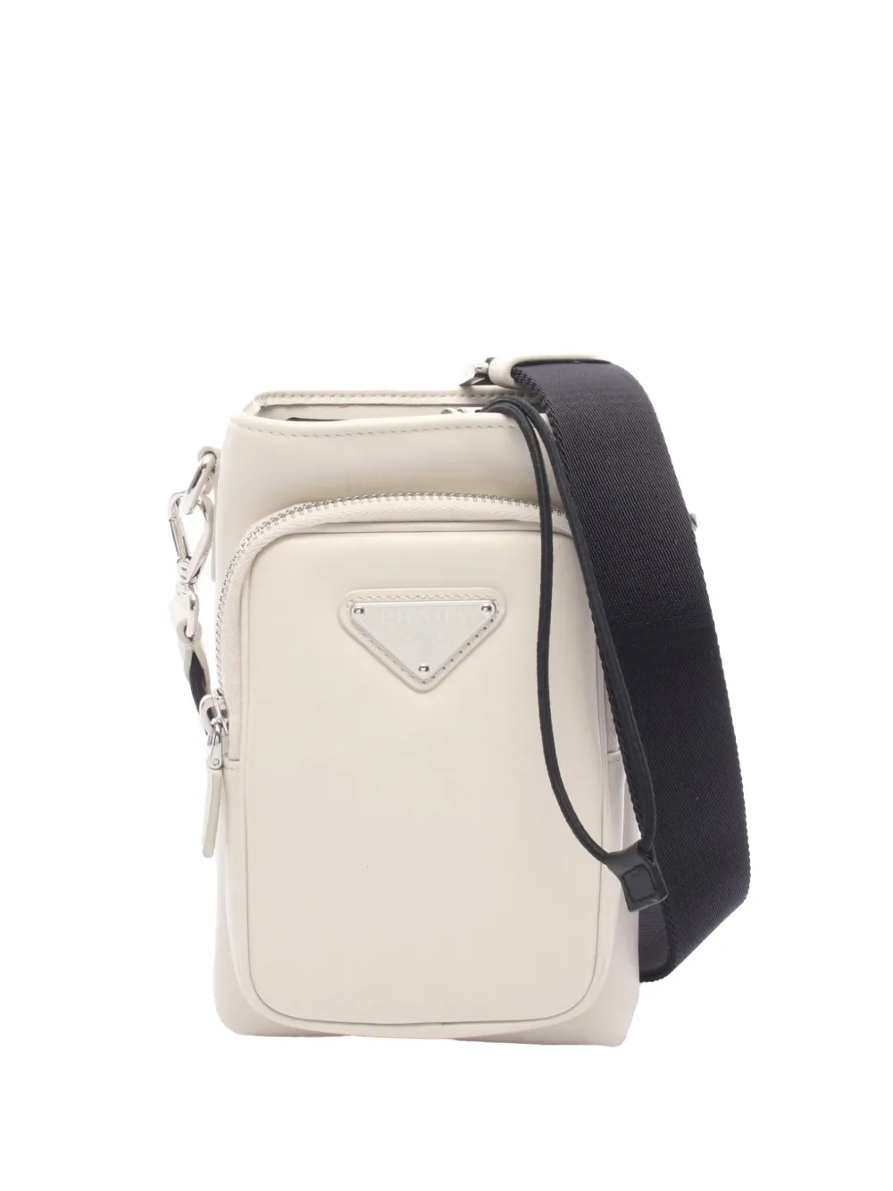 Prada Pre-Owned Borsa a tracolla per smartphone in pelle 2013-2026 - Bianco
