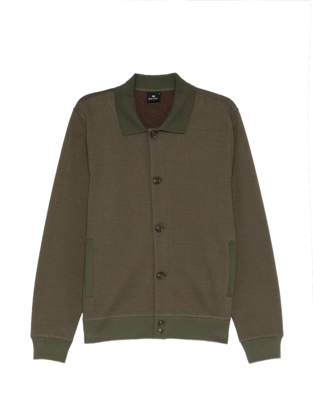 PS Paul Smith Maglione con colletto polo - Verde